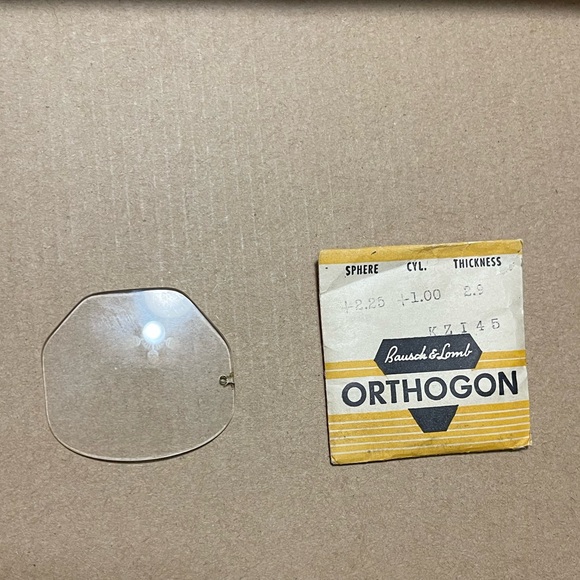 1930 Vintage orthogon opthalmic lens bausch and lomb KZ145 - Picture 2 of 6